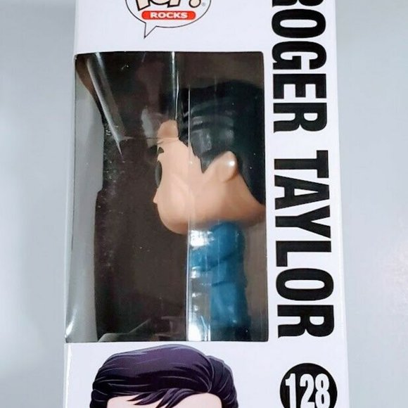 Funko Pop Rocks Duran Duran Roger Taylor #128 Vinyl Figure Jacket NIB New In Box - Picture 5 of 10